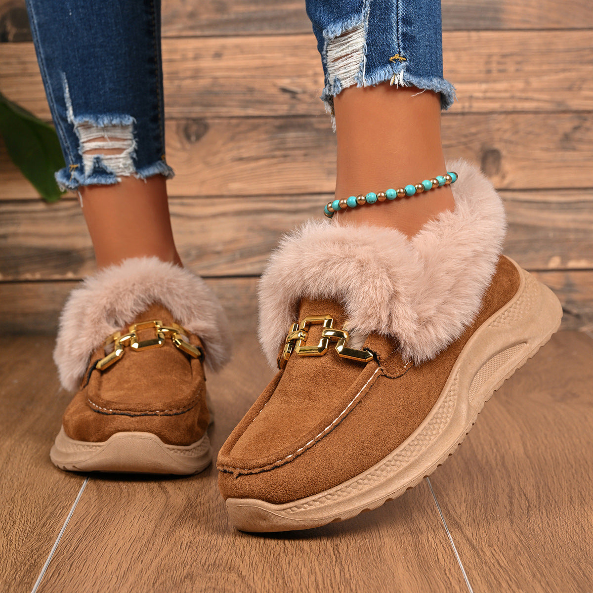 Women's Snow-Ready Thermal-Lined Chunky-Sole Casual Boots