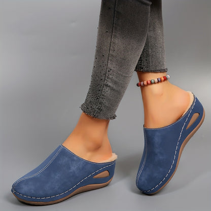 Women's Winter Plush Slip-On Slippers