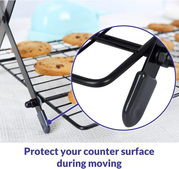 Tier Collapsible Cooling Rack â€“ Expand to Bake, Collapse to Save Space!