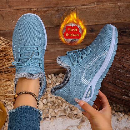 Women's Winter Warm Fleece-Lined Orthopaedic Sneakers