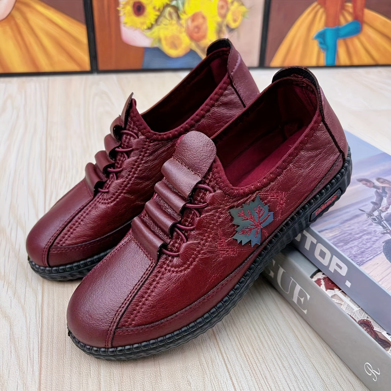 Women's Comfortable Soft-Soled Handcrafted Leather Orthopaedic Shoes