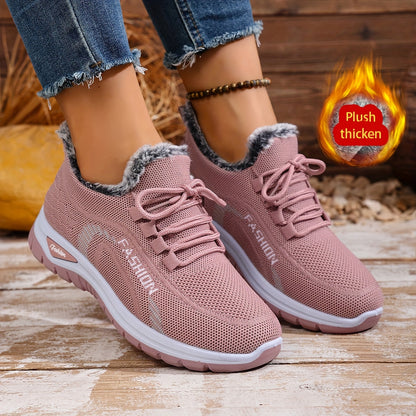 Women's Winter Warm Fleece-Lined Orthopaedic Sneakers