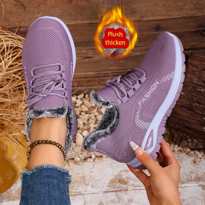 Women's Winter Warm Fleece-Lined Orthopaedic Sneakers