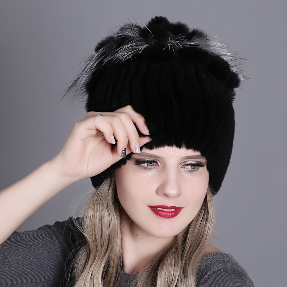 Winter Warm Trendy Coldproof Elastic Knit Hats