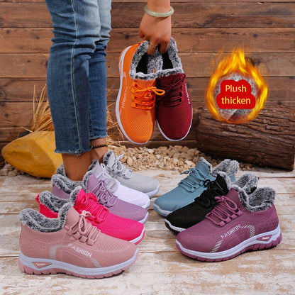 Women's Winter Warm Fleece-Lined Orthopaedic Sneakers