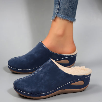 Women's Winter Plush Slip-On Slippers