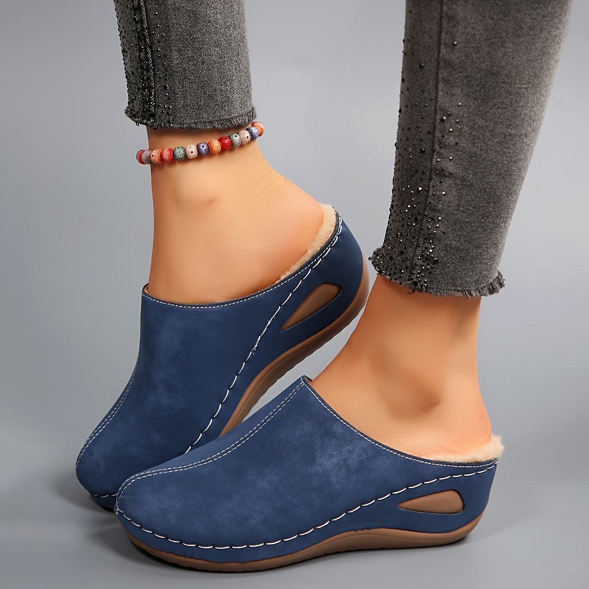 Women's Winter Plush Slip-On Slippers