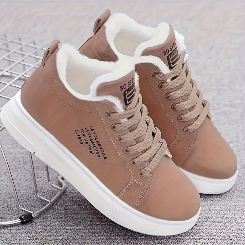 Women's Soft Plush Lining Anti-Slip Casual Orthopaedic Shoes