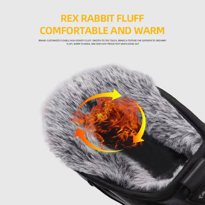 Women's Soft Leather Fleece-Lined Warm Casual Shoes