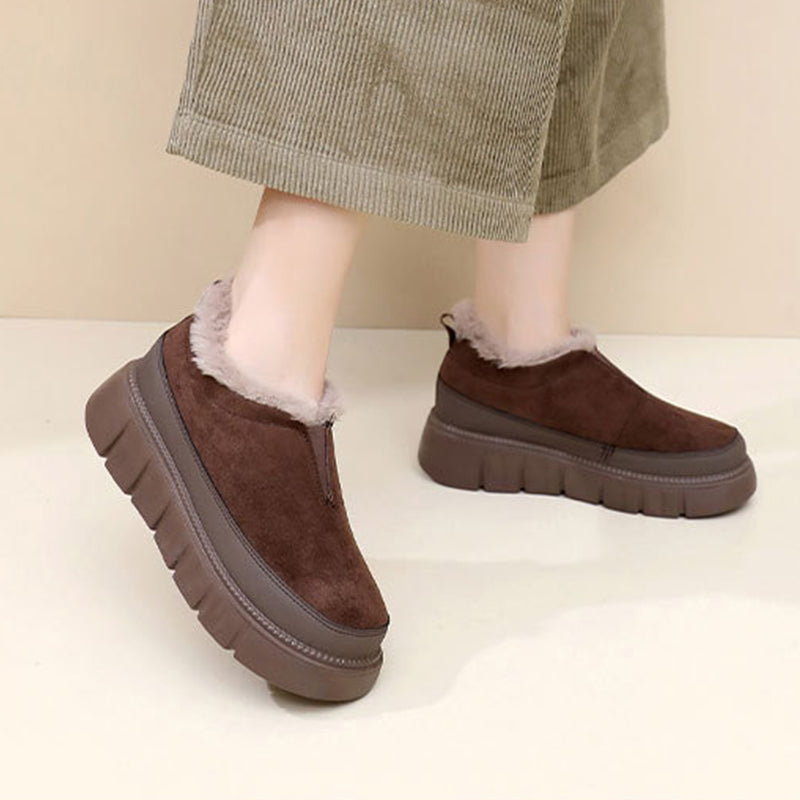 Women's Warm Cosy Thick-Soled Slip-On Snow Boots