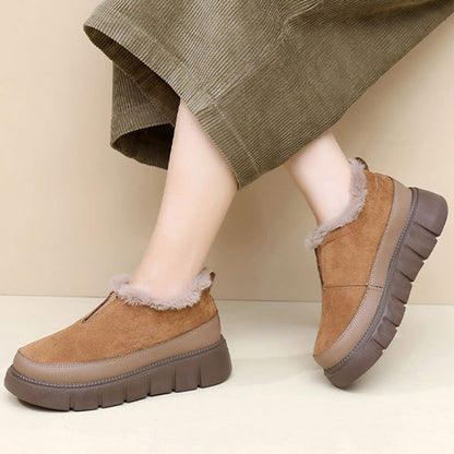 Women's Warm Cosy Thick-Soled Slip-On Snow Boots
