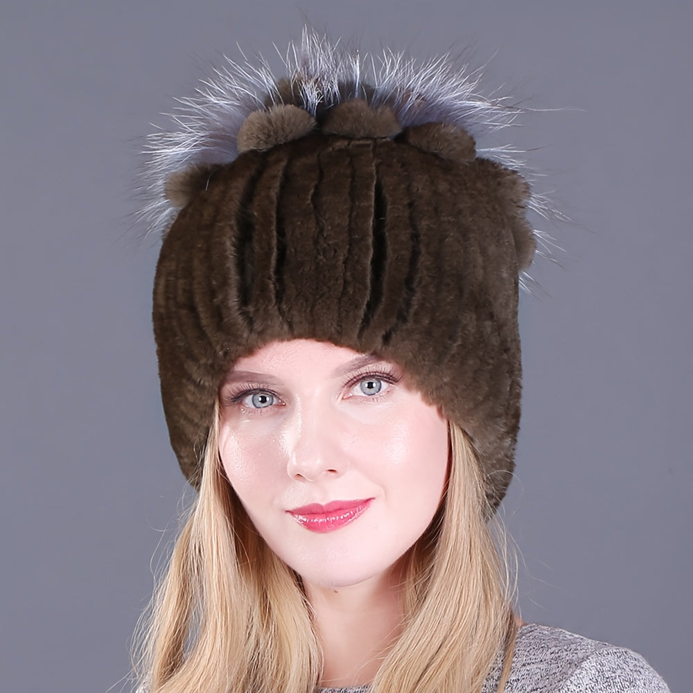 Winter Warm Trendy Coldproof Elastic Knit Hats