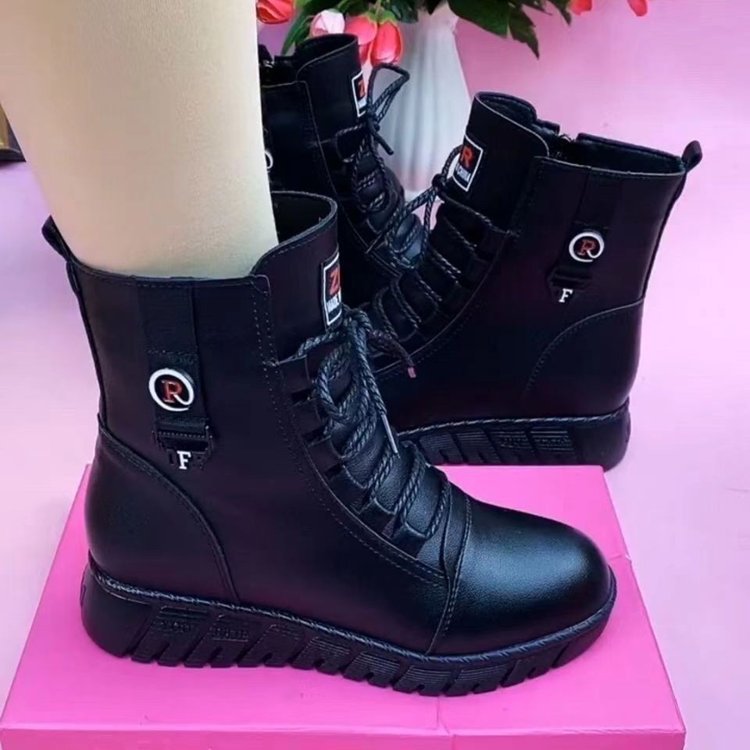 Women's Warm Non-slip Leather Ankle Boots