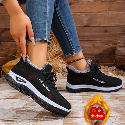 Women's Winter Warm Fleece-Lined Orthopaedic Sneakers
