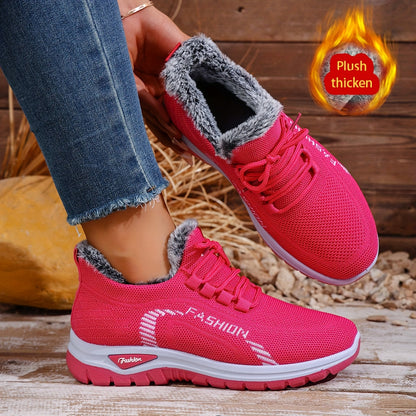 Women's Winter Warm Fleece-Lined Orthopaedic Sneakers