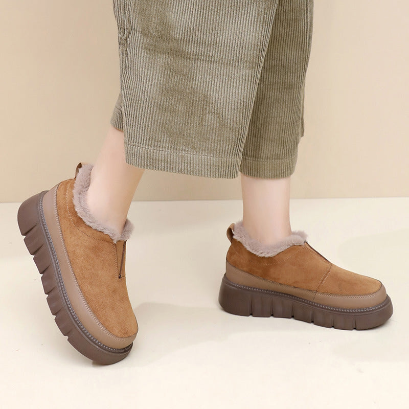 Women's Warm Cosy Thick-Soled Slip-On Snow Boots