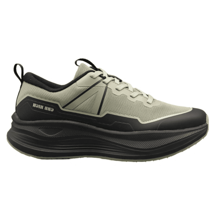 Men’s Trail - Inspired Walking Sneakers | Rugged Traction Sole | Khaki/Black - Flyon