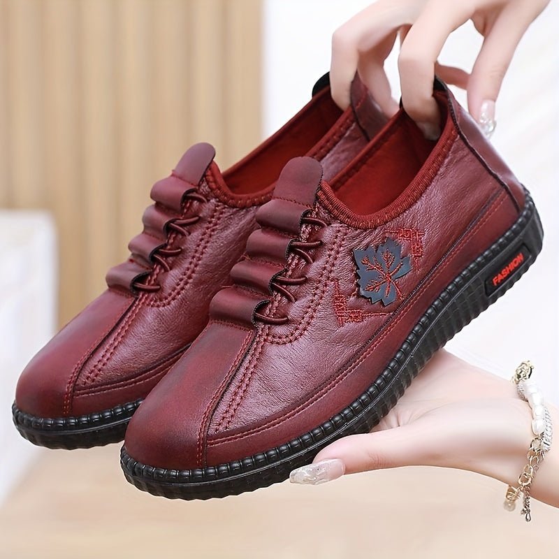 Women's Comfortable Soft - Soled Handcrafted Leather Orthopaedic Shoes - Flyon