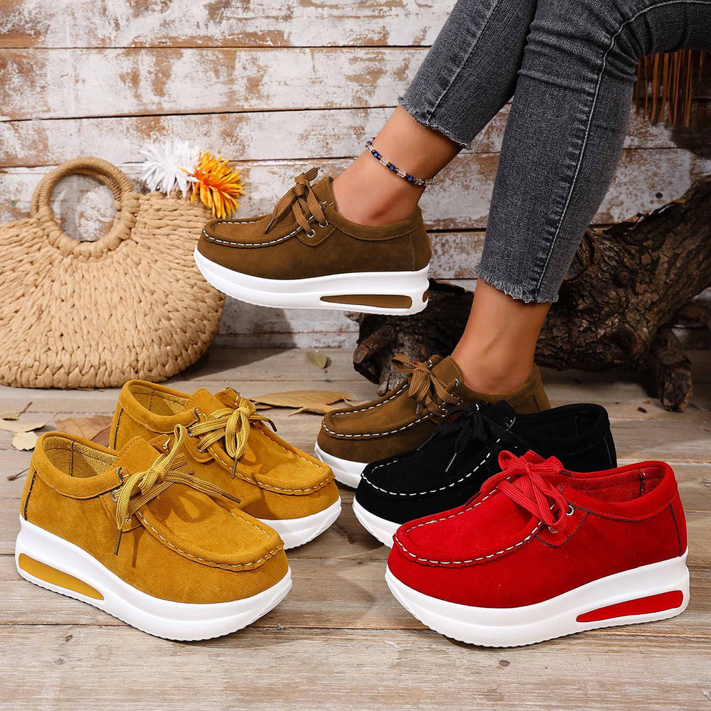 Women's Comfortable Thick - Soled Casual Orthopaedic Shoes - Flyon