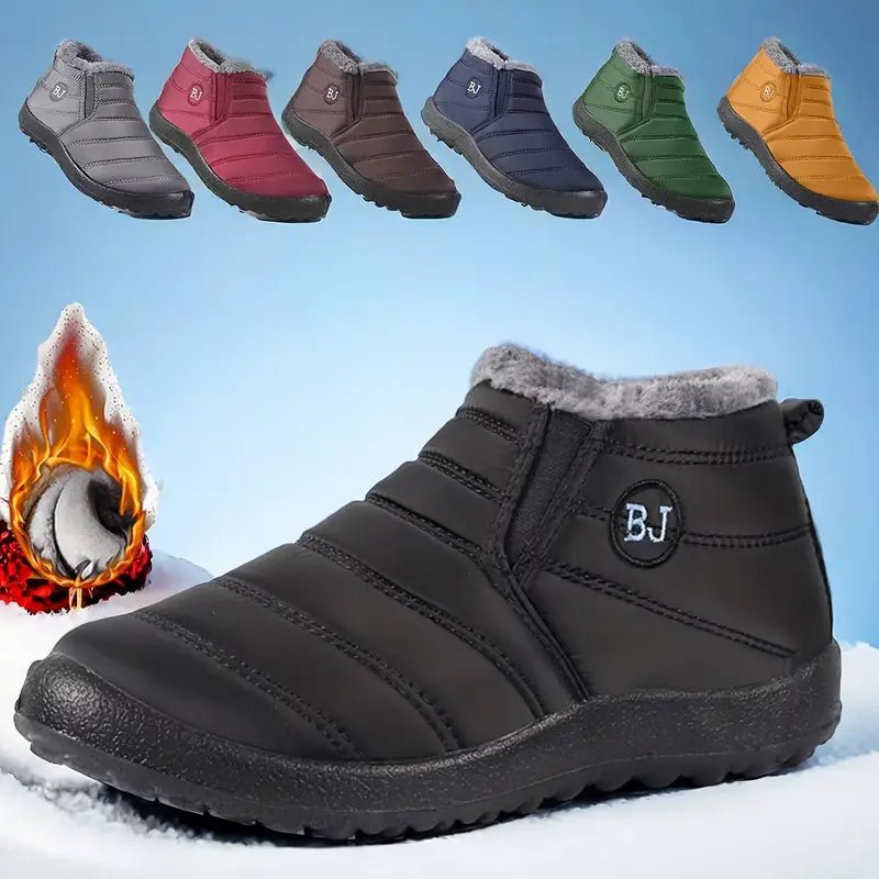 Women's Comfortable Waterproof Anti - slip Warm Snow Boots - Flyon