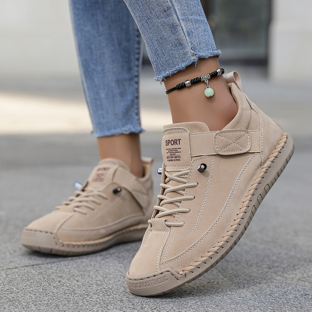 Women's Handmade Leather Orthopedic Comfy Shoes - Flyon