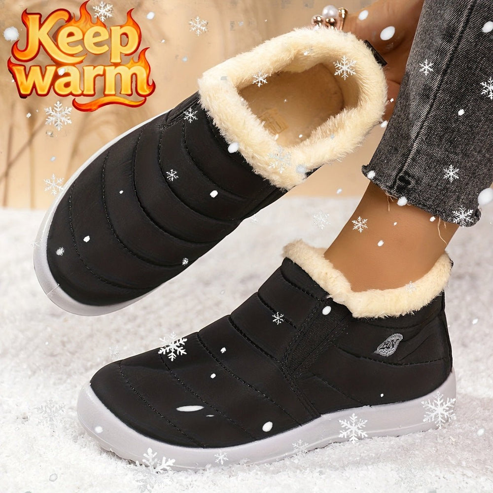 Women's Lightweight Winter Warm Ankle Boots - Flyon