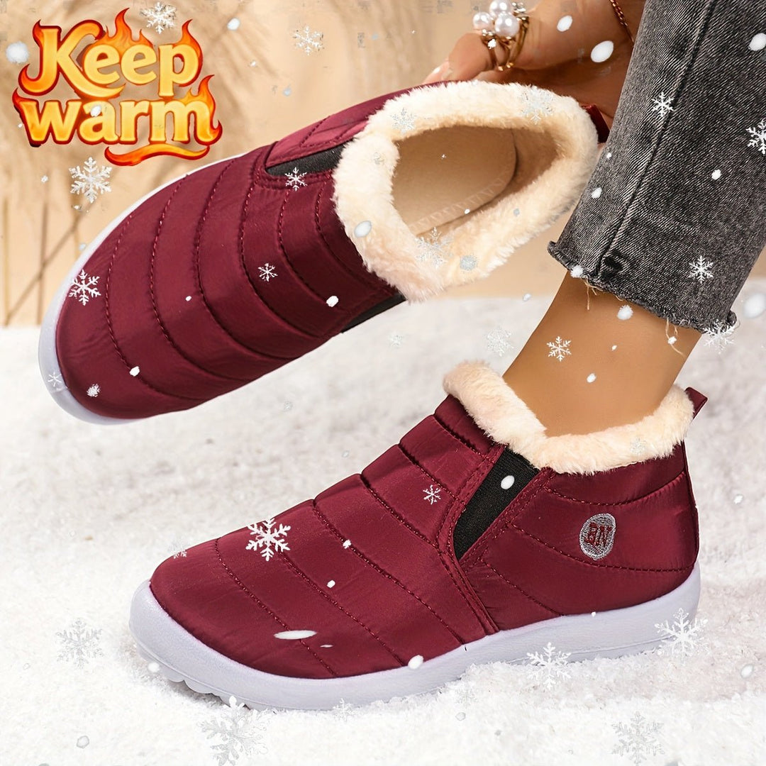 Women's Lightweight Winter Warm Ankle Boots - Flyon