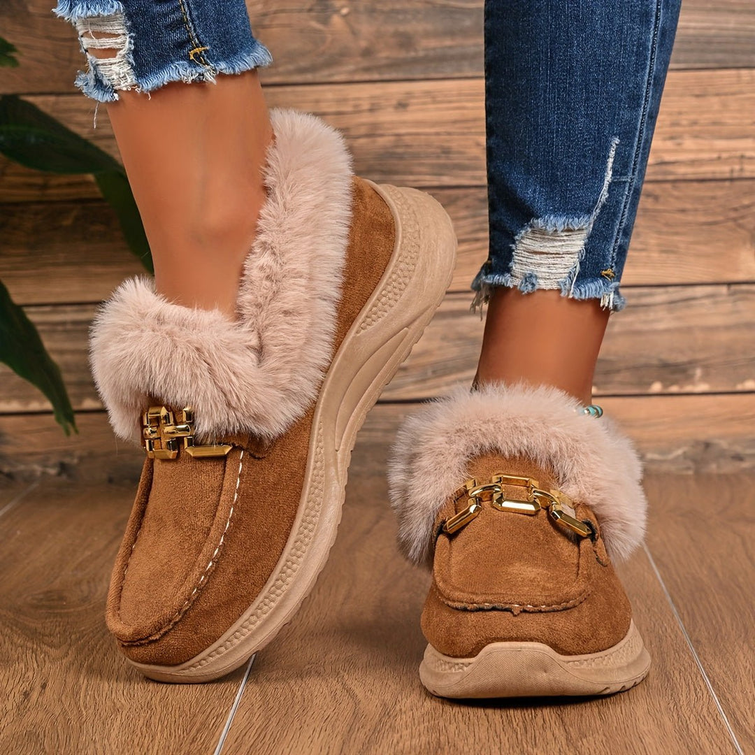 Women's Snow - Ready Thermal - Lined Chunky - Sole Casual Boots - Flyon